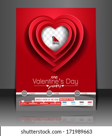 Valentine's Day Flyer & Poster Cover Template 