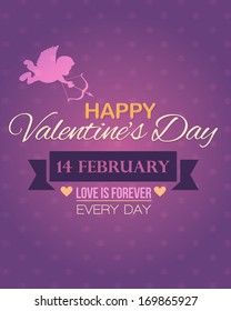 Valentine's Day Flyer Poster Vector Design Template