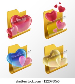 Valentine's Day Folder Icons