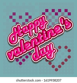 valentine,s day font for edit poster or banner in festival vector illustrate
