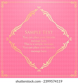 Valentine's day frame. Classy picture frame. Beautiful design decoration.