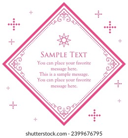 Valentine's day frame. Classy picture frame. Beautiful design decoration.