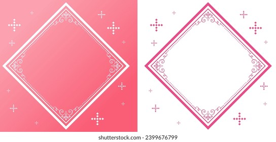 Valentine's day frame. Classy picture frame. Beautiful design decoration.