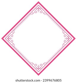 Valentine's day frame. Classy picture frame. Beautiful design decoration.