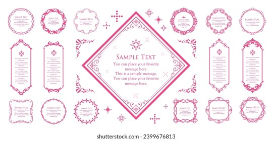 Valentine's day frame. Classy picture frame. Beautiful design decoration.