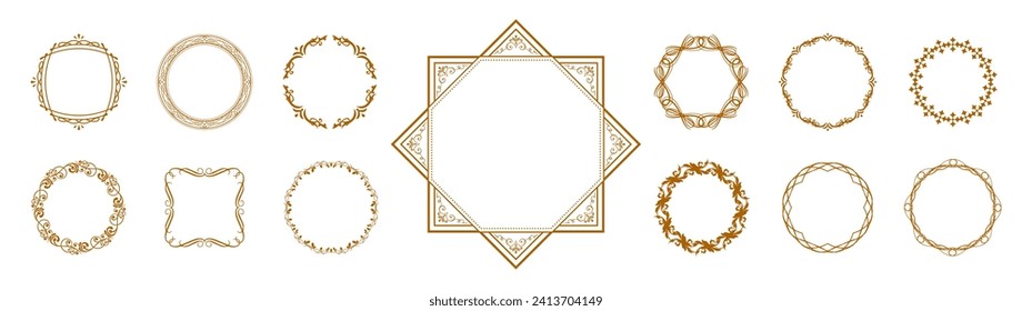 Marco de San Valentín. Marco de imagen elegante. Decoración de diseño
