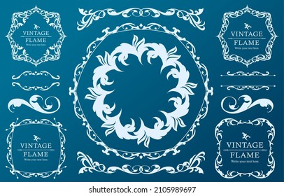Valentine's day frame design. Luxurious and elegant decoration. antique. Vintage. gorgeous. Elegance.