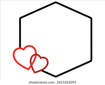 Valentines Day Frame Heart Background
