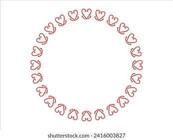 Valentinstag-Frame-Hintergrund