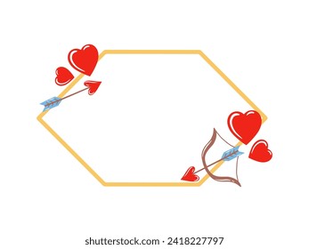 Valentines Day Frame Heart Background