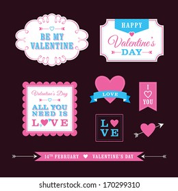 Valentine's Day Frames & Elements