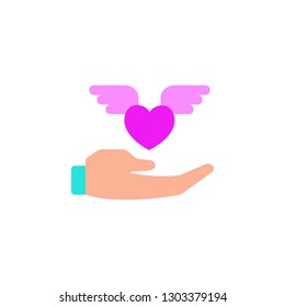 Valentines day, gestures icon. Element of Web Valentine day icon for mobile concept and web apps. Detailed Valentines day, gestures icon can be used for web and mobile