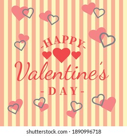 Día de San Valentín para regalo, fondo, web y tarjeta