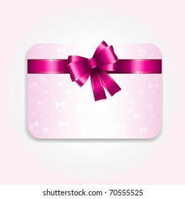Valentines Day gift card