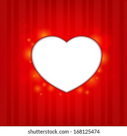 Valentine's Day gift card and Background