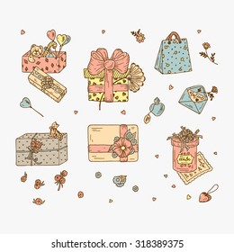 Valentine's Day Gifts - hand drawn doodle collection