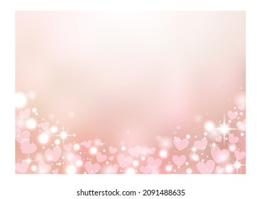 Valentine's Day, Glittery Heart Frame
