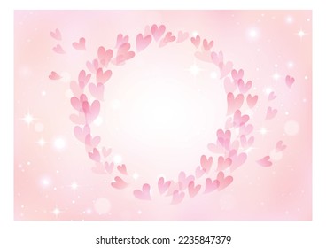 Valentine's Day, Glittery Heart Frame