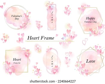 Valentine's Day, Glittery Heart Frame