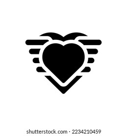 Valentine's Day, Glyph, Christmas, Love, Holiday, Flat Icon Logo Illustration Vector Isolated.  Suitable for Web Design, Logo, App.