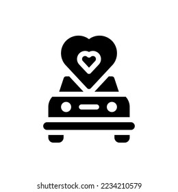 Valentine's Day, Glyph, Christmas, Love, Holiday, Flat Icon Logo Illustration Vector Isolated.  Suitable for Web Design, Logo, App.