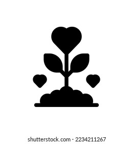 Valentine's Day, Glyph, Christmas, Love, Holiday, Flat Icon Logo Illustration Vector Isolated.  Suitable for Web Design, Logo, App.