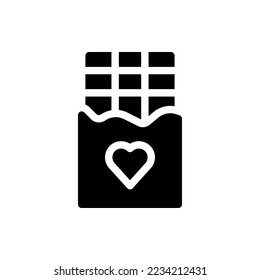 Valentine's Day, Glyph, Christmas, Love, Holiday, Flat Icon Logo Illustration Vector Isolated.  Suitable for Web Design, Logo, App.