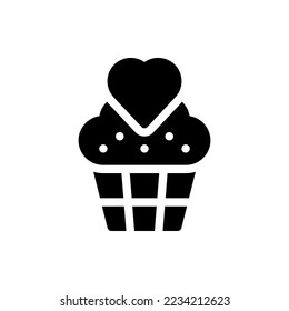 Valentine's Day, Glyph, Christmas, Love, Holiday, Flat Icon Logo Illustration Vector Isolated.  Suitable for Web Design, Logo, App.