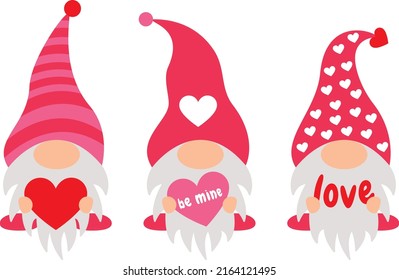 Valentines Day Gnomes Love Heart Gnome