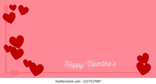 plantilla gráfica de día de San Valentín adecuada para el diseño de la tarjeta de invitación