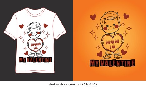Valentine's Day Graphic for T-Shirts and Prints