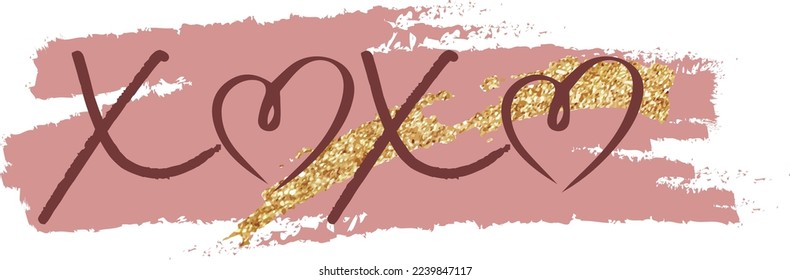 
Valentine's Day graphics and messages on a white background