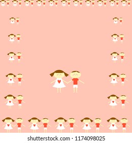 Valentine's day greeting card