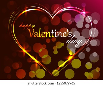 Valentine's day greeting card