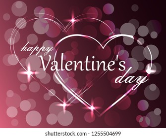 Valentine's day greeting card