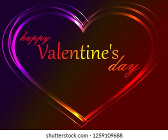 Valentine's day greeting card