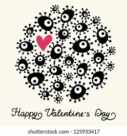 Valentine's day greeting card