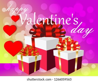 Valentine's day greeting card