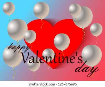 Valentine's day greeting card