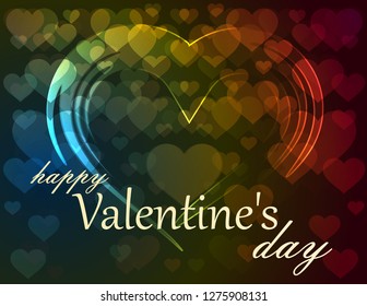Valentine's day greeting card