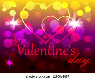 Valentine's day greeting card