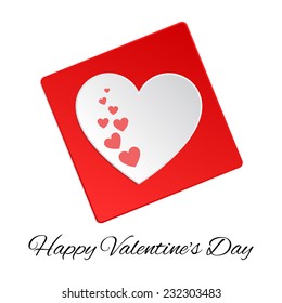 Valentine's day greeting card