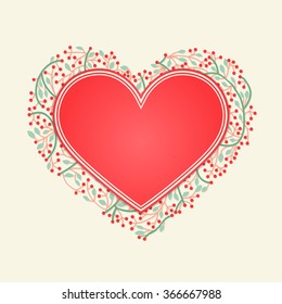 Valentines day greeting card