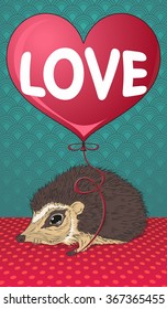 Valentines day greeting card