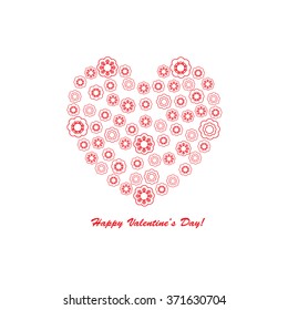 Valentines Day greeting card 