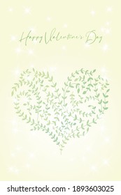 valentine's day greeting card banner invitation flyer brochure. pastel color delicate cute feminine style. heart shape and minimalist fashion lettering