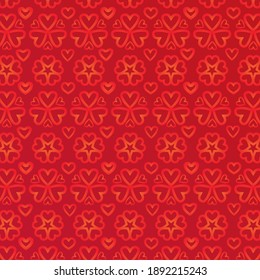 Patrones de tarjetas de felicitación de San Valentín ilustraciones de vector de corazones
