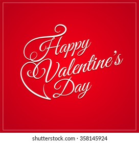Valentine's day greeting card and poster