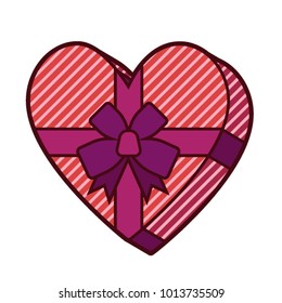 Valentines day greeting card vector illustration