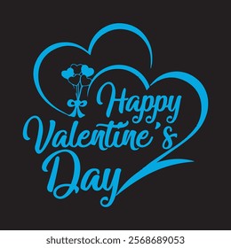 valentines day greeting card vector art illustration